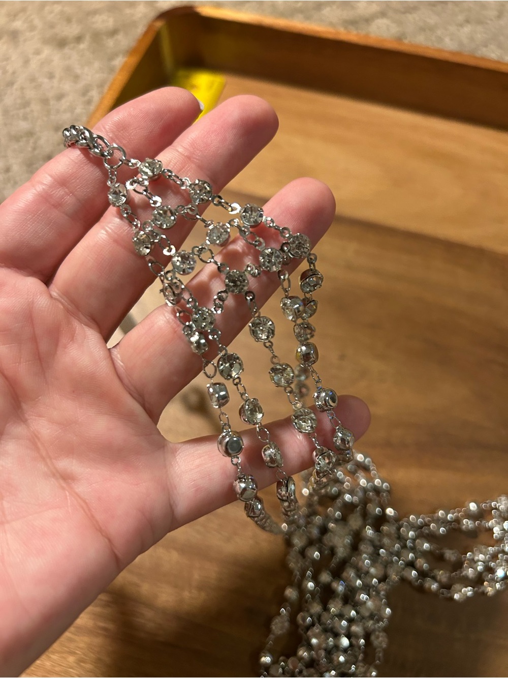Zara Silver Chain Belt - Picture 3 of 5